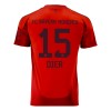 Camiseta de fútbol FC Bayern de Múnich Eric Dier 15 Primera Equipación 2024-25 - Hombre